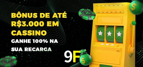 9F melhor bônus de depósito